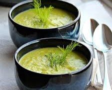 fennel courgette soup